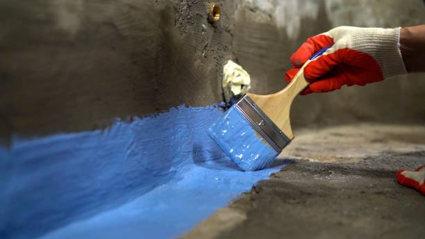 Commercial Foundation Crack Repair project at a Helmsburg, IN business property by SJ Waterproofing Pros